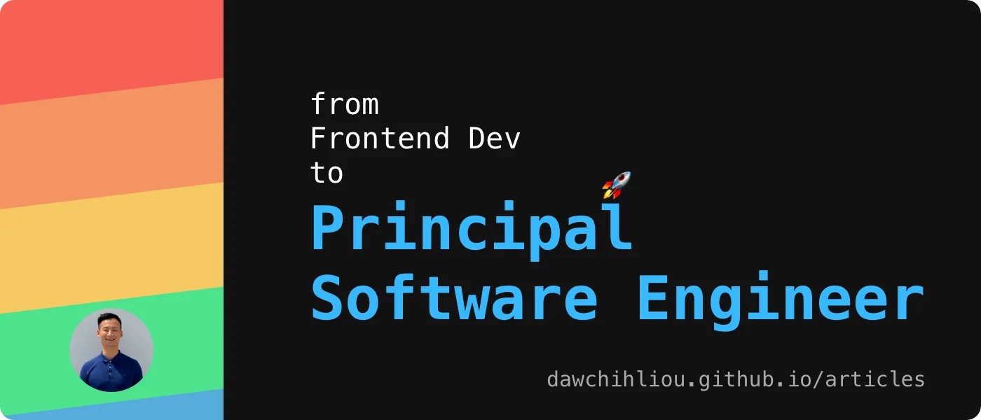 From Frontend Developer to Principal Software Engineer